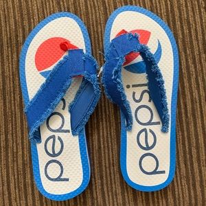 Pepsi flip flops brand new without tags